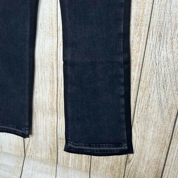 DL1961 Bridget Boot High Rise Crop 27" Black Combo Jeans - Picture 4 of 6